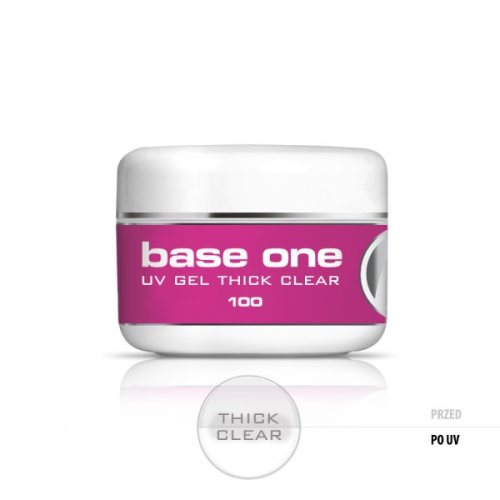 Gel uv base one thick clear-transparent 100g