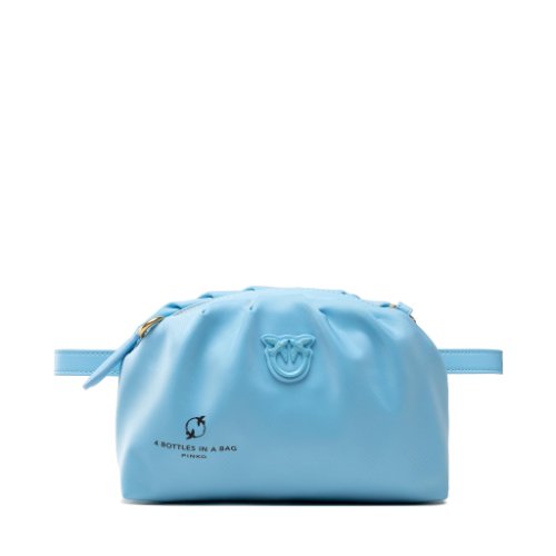 Borsetă pinko - mini belt bag recycled nylon fl. pe 22 pltt 1p22mt y7ux light blue e57b