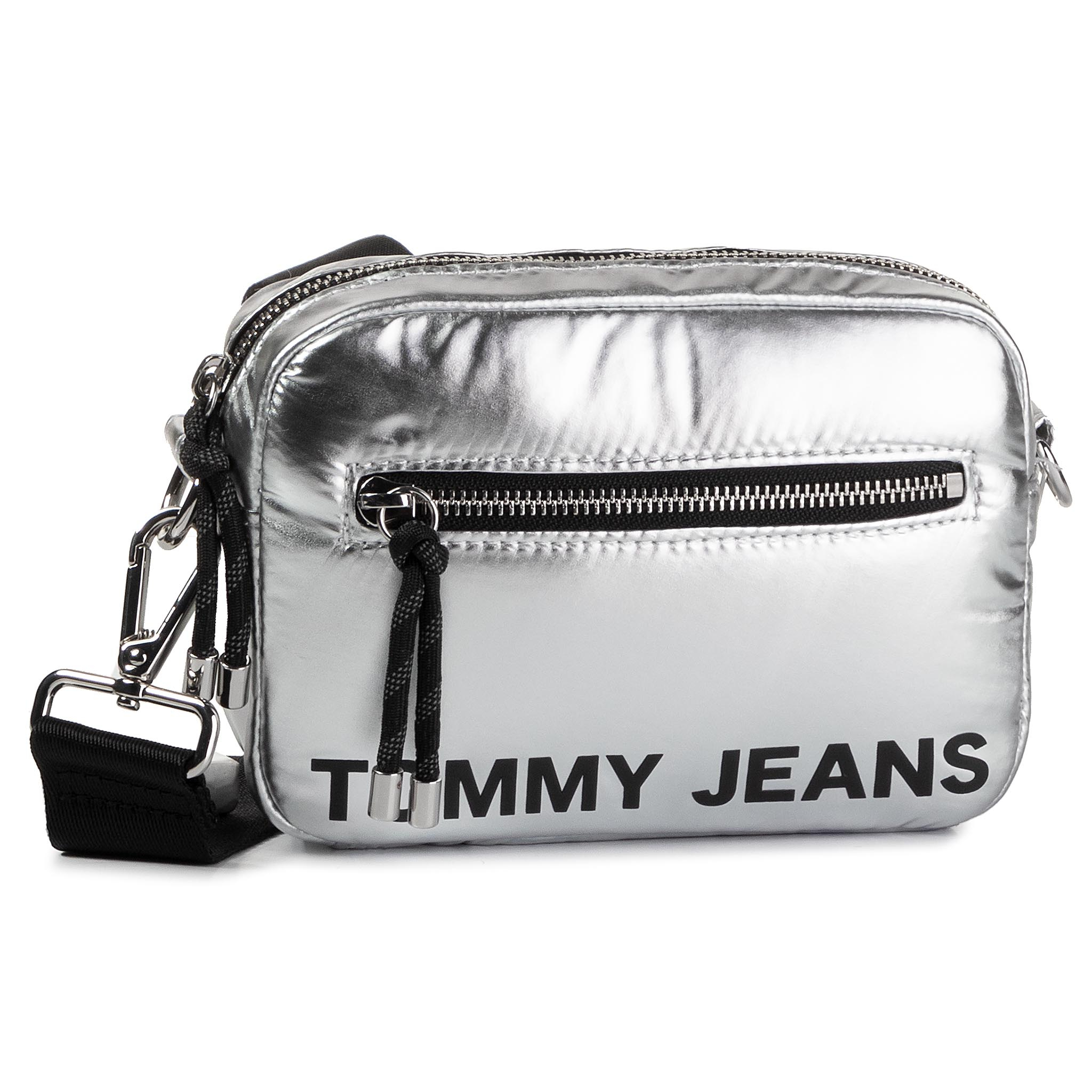 Borsetă tommy jeans - tjw item crossover silver aw0aw07151 0k4