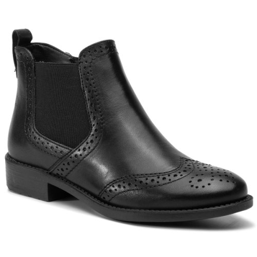 Botine tamaris - 1-25993-23 black leather 003