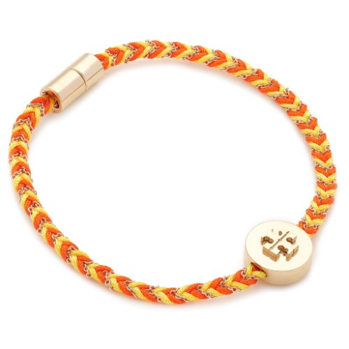 Brățară tory burch - kira braided bracelet 78923 tory gold/goldfinch/candied orange 704