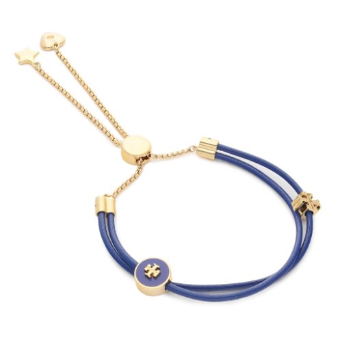 Brățară tory burch - kira enamel slider bracelet 86248 tory gold/nautical blue