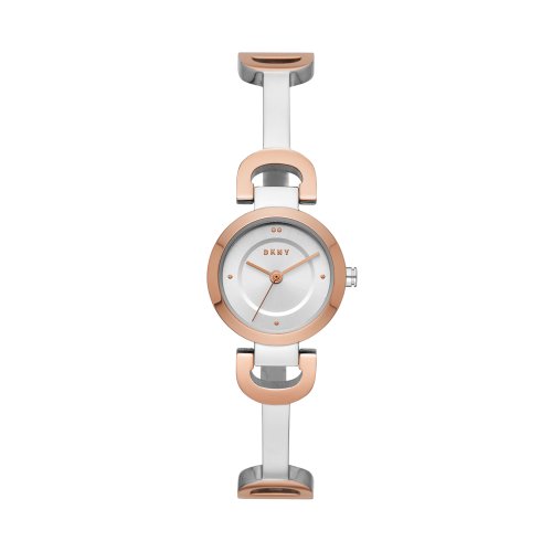 Ceas dkny - city link ny2749 silver/rose gold/rose gold