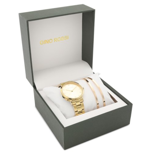Ceas gino rossi - gr gift set 01w gold