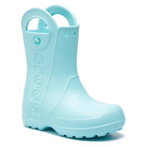 Cizme de cauciuc Crocs - handle it rain boot kids 12803 ice blue