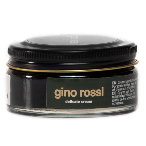 Cremă pentru încălțăminte gino rossi - delicate cream 118 black