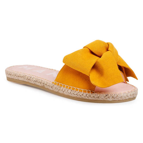Espadrile manebi - sandals with bow m 2.4 j0 banana