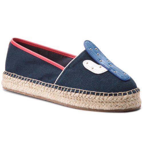 Espadrile tommy hilfiger - patch espadrille corporate fw0fw03389 midnight 403