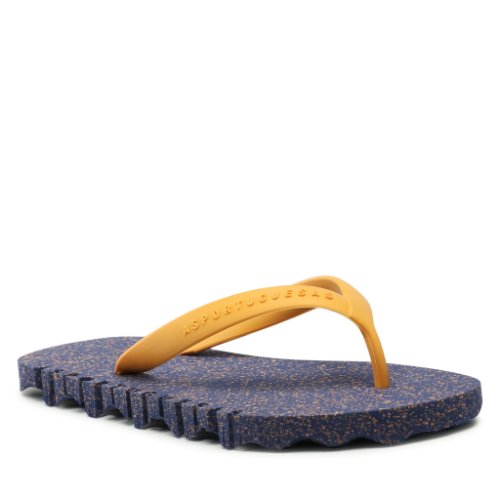 Flip flop asportuguesas - bumpy p018125005 blue/yellow