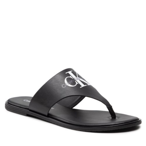 Flip flop calvin klein jeans - flat sandal toe slide lth yw0yw00538 black bds