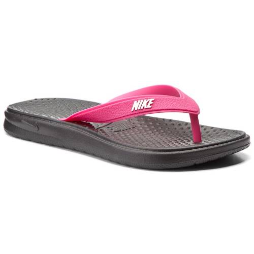 Flip flop nike - solay thong 882699 001 black/white/vivid pink
