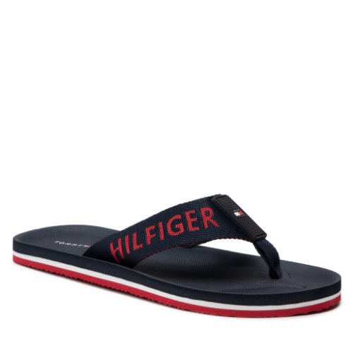 Flip flop tommy hilfiger - classic comfort beach sandal fm0fm03985 desert sky dw5