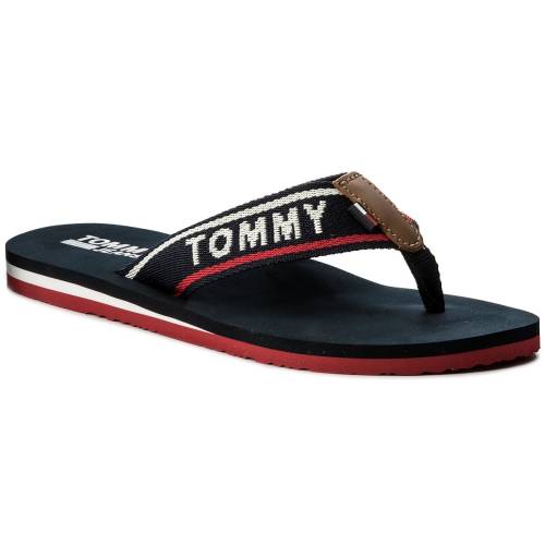 Flip flop tommy jeans - low beach sandal en0en00066 tommy navy 406