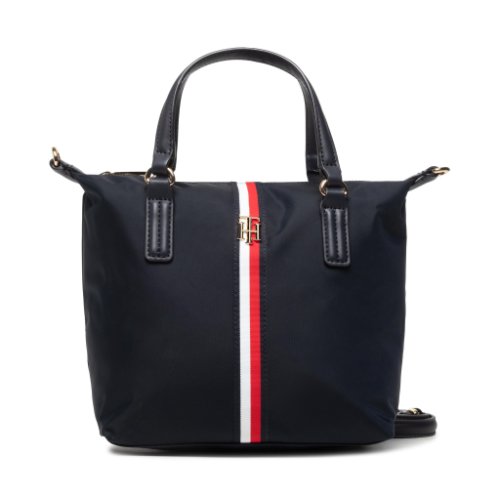 Geantă tommy hilfiger - poppy small tote corp aw0aw11344 0gy