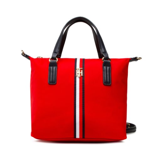 Geantă tommy hilfiger - poppy small tote corp aw0aw11344 0kp