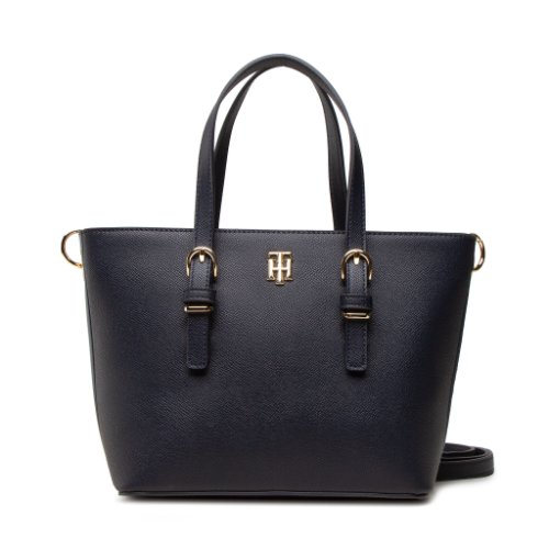 Geantă tommy hilfiger - timeless small tote corp aw0aw11553 0gy