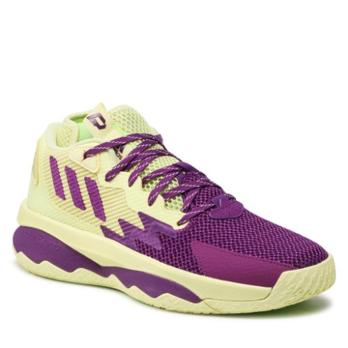 Pantofi adidas - damian lillard x dama 8 gy0383 yellow tint / glory purple / signal green