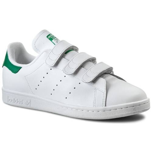 Pantofi adidas - stan smith cf s75187 ftwwht/ftwwht/green
