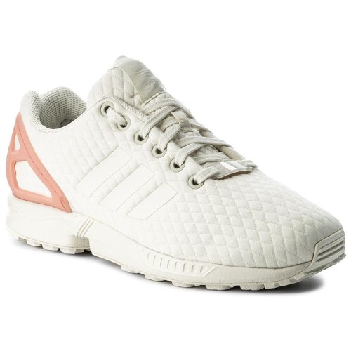 Pantofi adidas - zx flux w by9214 owhite/owhite/trapnk