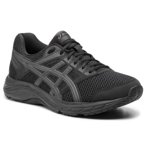 Pantofi asics - gel-contend 5 1011a256 black/dark grey 002