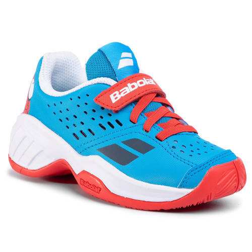 Pantofi babolat - pulsion all court kid 32s20518 tomato red/blue aster