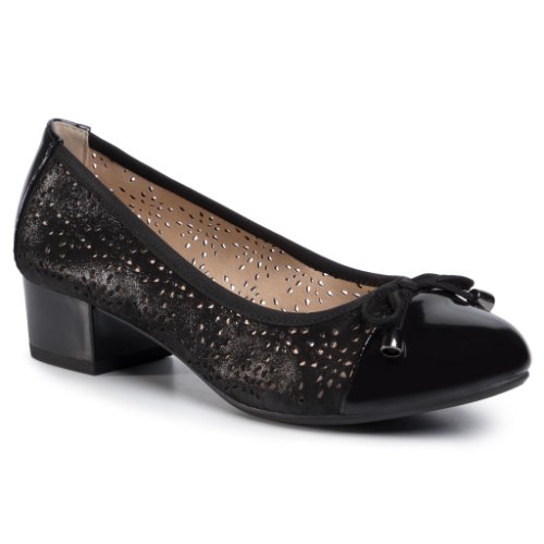 Pantofi caprice - 9-22501-24 black comb 019