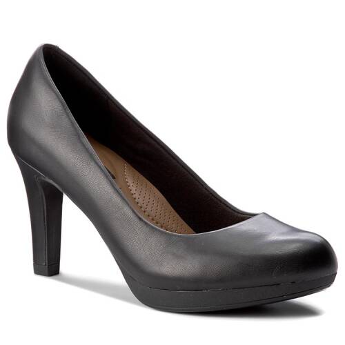Pantofi clarks - adriel viola 261293594 black leather
