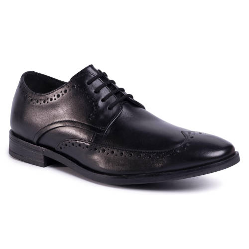 Pantofi clarks - stanford limit 261480297 black leather