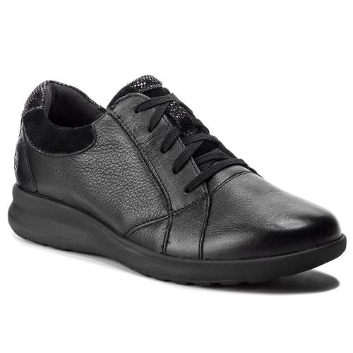 Pantofi clarks - un adorn lace 261360714 black combi