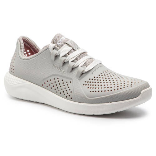 Pantofi crocs - literidepacerw 205234 pearl white