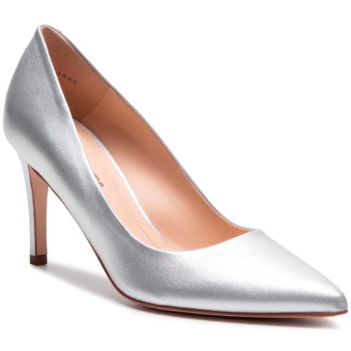 Pantofi cu toc subțire solo femme - 75403-88-i50/000-04-00 argintiu