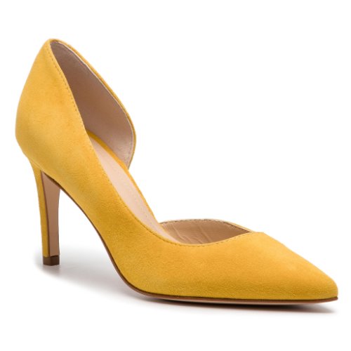 Pantofi cu toc subțire solo femme - 75439-88-g22/000-04-00 galben
