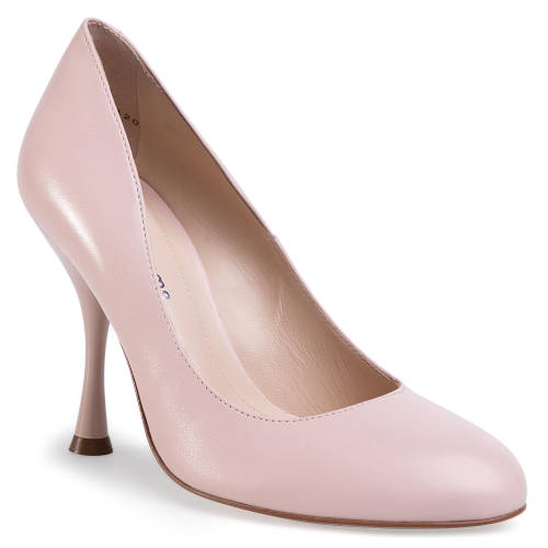 Pantofi cu toc subțire solo femme - 98501-01-e06/000-04-00 pudrowy róż