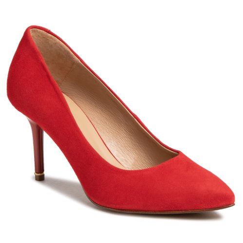 Pantofi cu toc subțire wojas - 35030-65 roșu