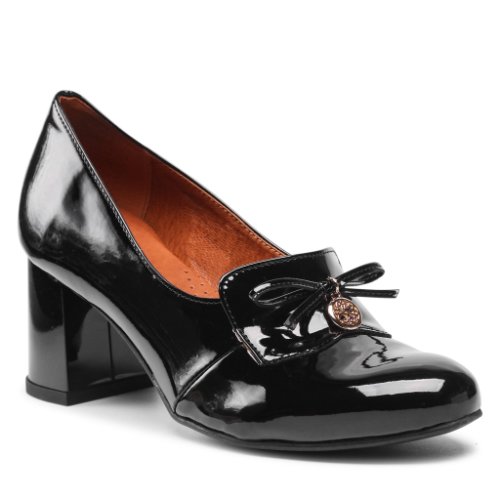 Pantofi închiși ann mex - 800-3 czarny lakier