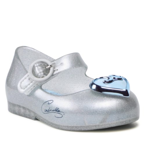 Pantofi închiși melissa - mini melissa sweet love + disn 33447 glitter/silver 52530