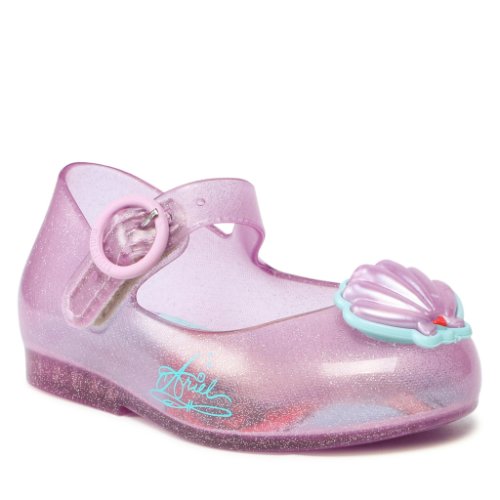 Pantofi închiși melissa - mini melissa sweet love + disn 33447 pink glitter 52528