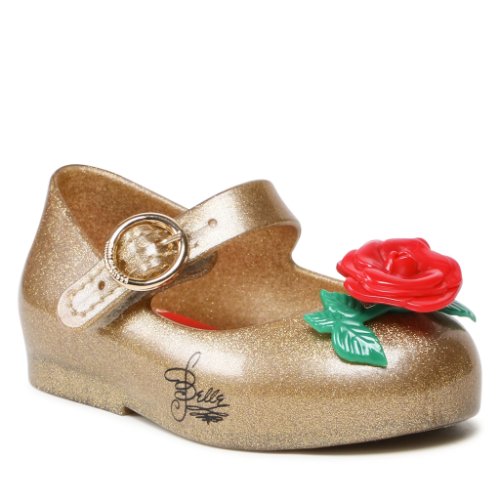 Pantofi închiși melissa - mini melissa sweet love+disney 33447 gold/red 50795