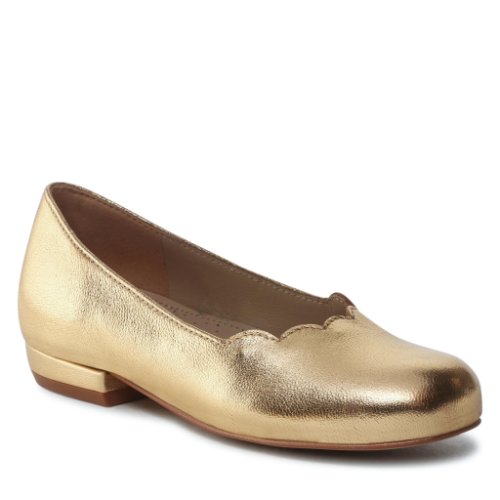 Pantofi închiși solo femme - d0202-01-m98/000-04-00 auriu