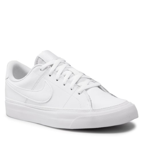 Pantofi nike - court legacy (gs) da5380 104 white/white