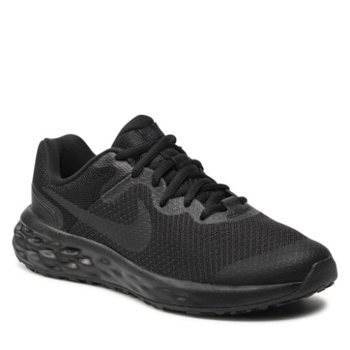 Pantofi nike - revolution 6 nn (gs) dd1096 001 black/black/dk smoke grey