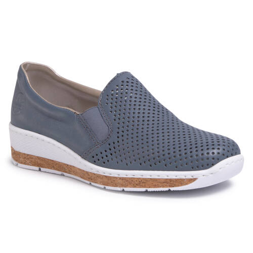 Pantofi rieker - 59776-10 blau