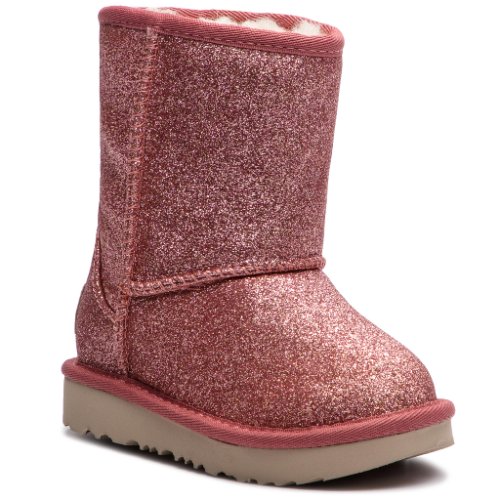 Pantofi ugg - t classic short ii glitter 1098491t t/pink