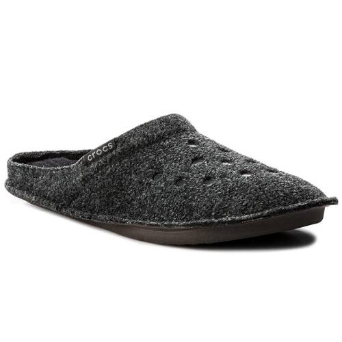 Papuci de casă crocs - classic slipper 203600 black/black
