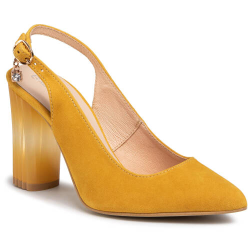Sandale baldaccini - 1368000 Żółty zamsz