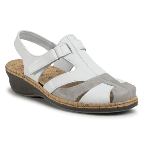 Sandale comfortabel - 720138 weiß/stone 3