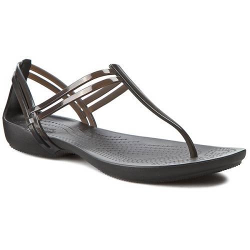 Sandale crocs - isabella t-strap 202467 black