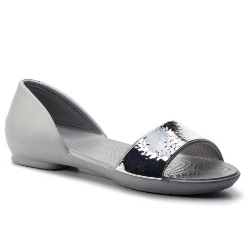 Sandale Crocs - lina embellished dorsay 204361 silver/silveer