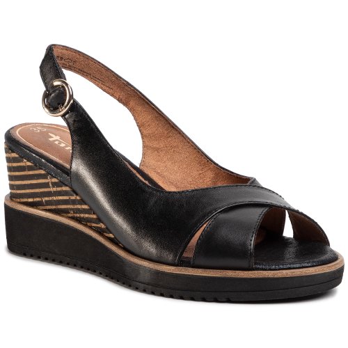 Sandale tamaris - 1-28311-24 black leather 003