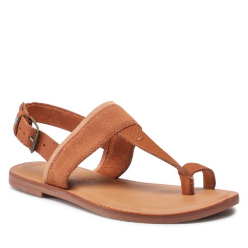 Sandale toms - bree 10016415 tan leather/suede